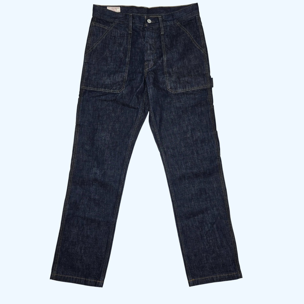 Wallace & Barnes Carpenter Pant Jeans Japanese Rinsed Mens Indigo AB451 32x32 - Picture 2 of 12